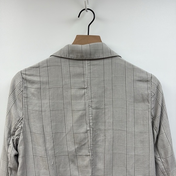 Abercrombie & Fitch Tartan Plaid Relaxed Single Breasted Blazer Jacket Medium - Picture 7 of 10
